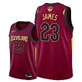 Cavaliers #23 Lebron James Red 2018 NBA Finals Nike Swingman Jersey,baseball caps,new era cap wholesale,wholesale hats